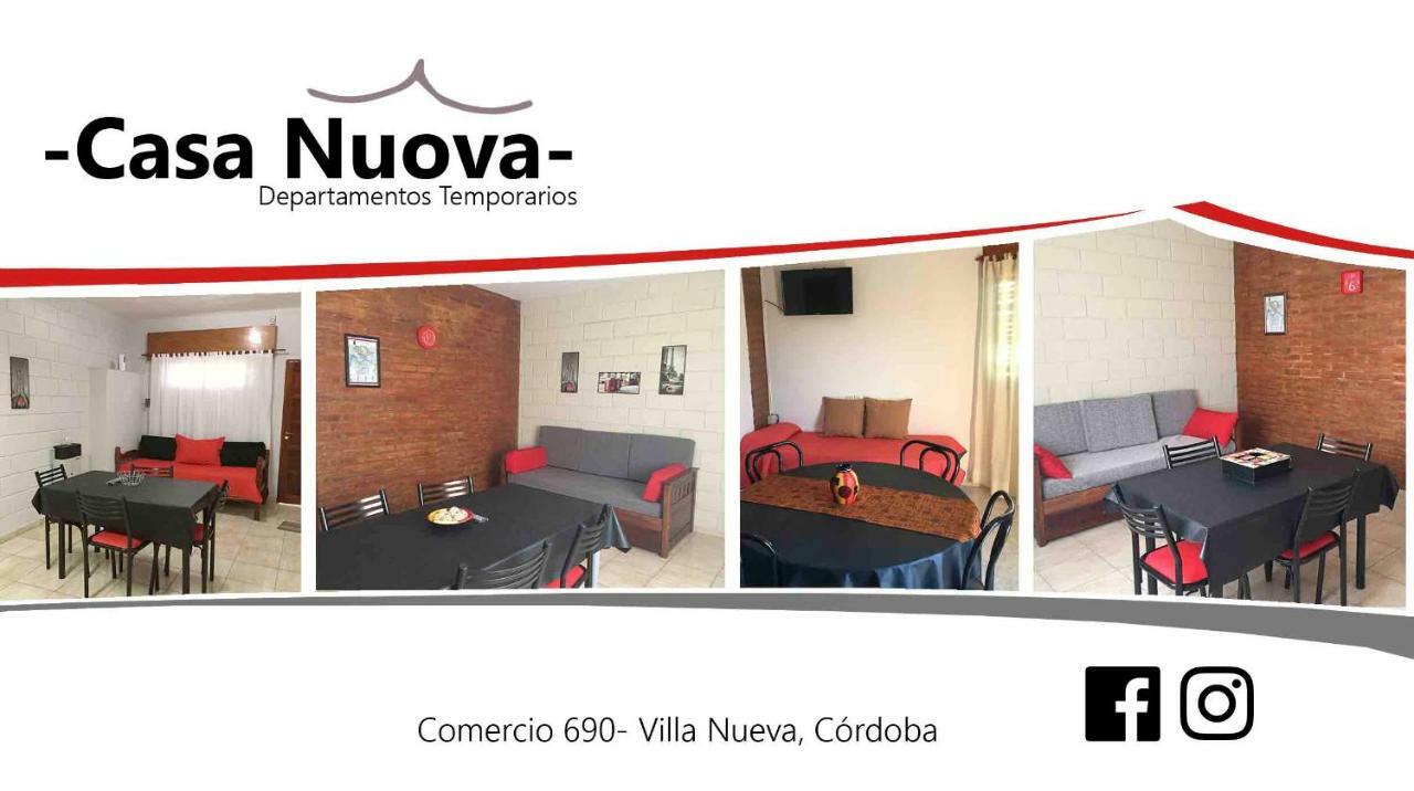 Apartmán Casa Nuova Depto Uno Villa María Exteriér fotografie